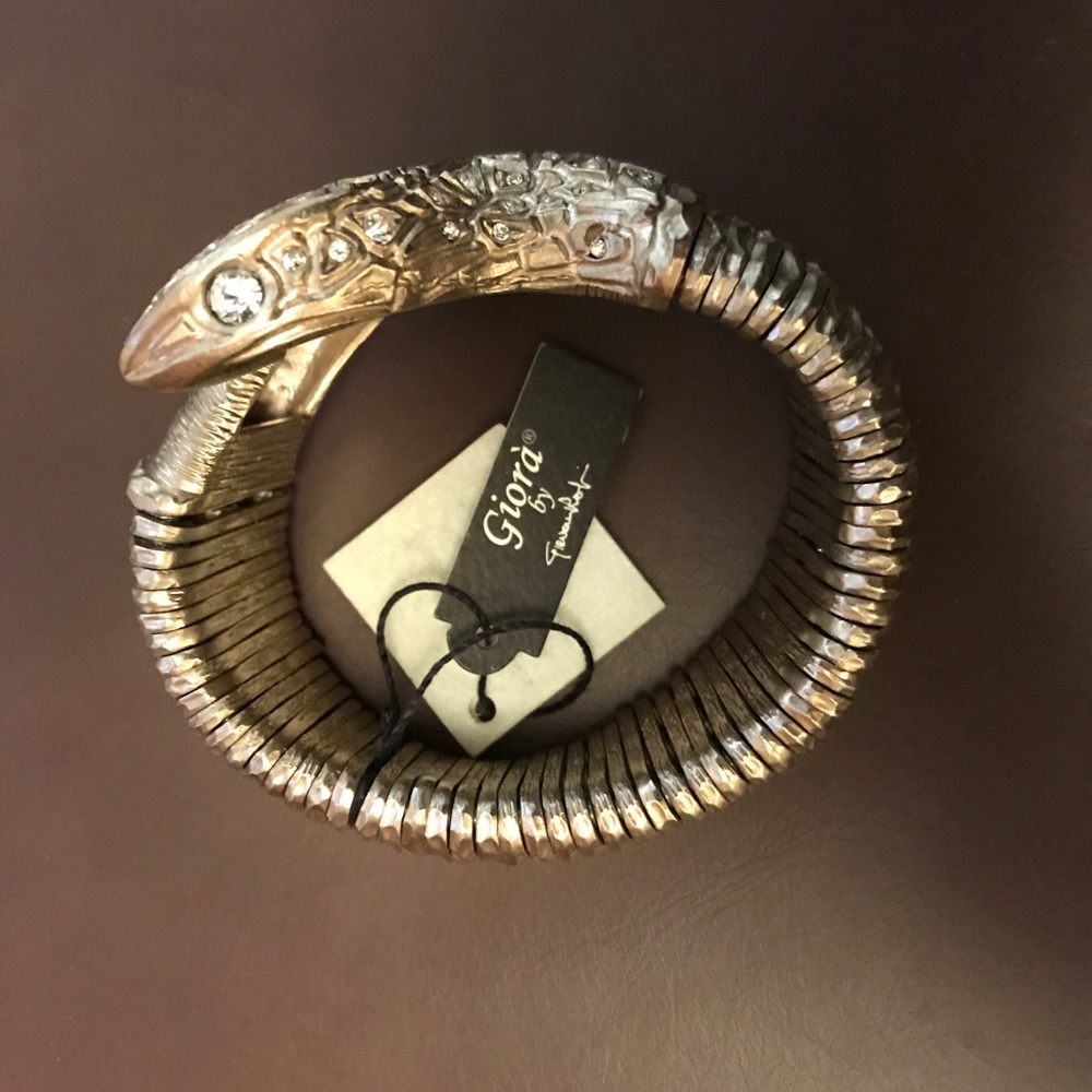 Italian metal and stone bracelet